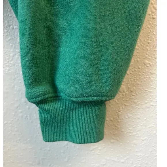 Hello Kitty Sanrio Athletic Cropped Crew Neck Kelly Green Tennis Sweater Sz XL - Picture 5 of 9